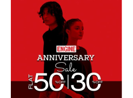 ENGINE Anniversary Sale! FLAT 50% & 30% OFF on selected items